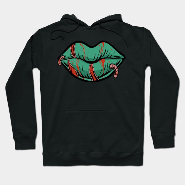 zombie lips Hoodie by PlasticGhost